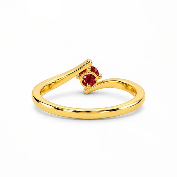 Ruby Gold Ring R2