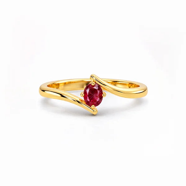 Ruby Gold Ring R2