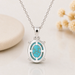Turquoise Silver Pendant