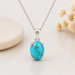 Turquoise Silver Pendant