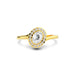White Sapphire Gold Ring R5