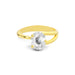White Sapphire Gold Ring R19