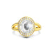 White Sapphire Gold Ring R21
