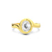 White Sapphire Gold Ring R22