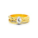 White Sapphire Gold Ring R27