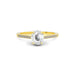 White Sapphire Gold Ring R28