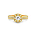 White Sapphire Gold Ring R30