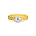 White Sapphire Gold Ring R33