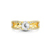 White Sapphire Gold Ring R34