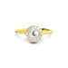 White Sapphire Gold Ring R35
