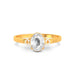White Sapphire Gold Ring R38