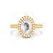 White Sapphire Gold Ring R40