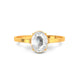 White Sapphire Gold Ring R41