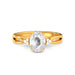 White Sapphire Gold Ring R46