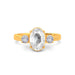 White Sapphire Gold Ring R51
