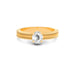 White Sapphire Panchdhatu Ring R3