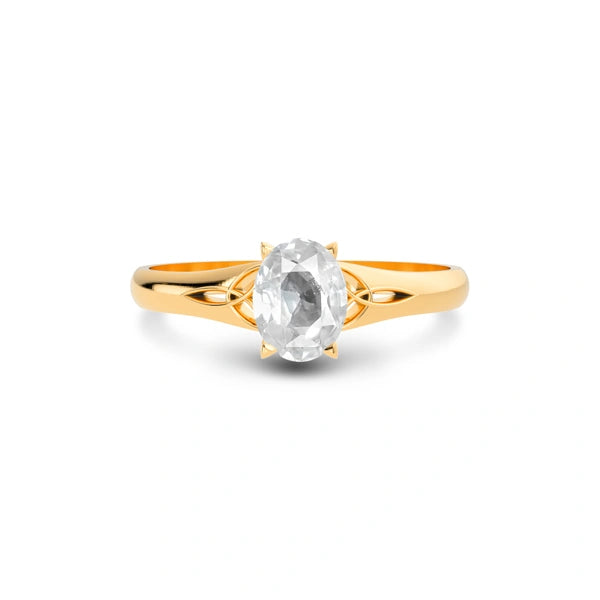 White Sapphire Panchdhatu Ring R6