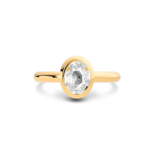 White Sapphire Panchdhatu Ring R14