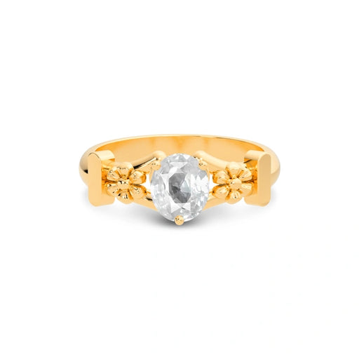 White Sapphire Panchdhatu Ring R18