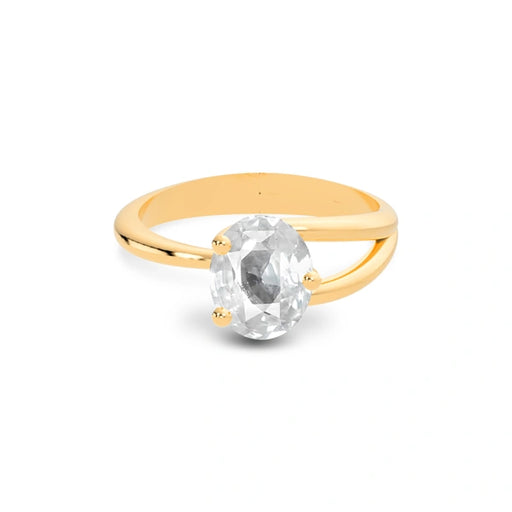 White Sapphire Panchdhatu Ring R19