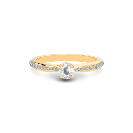 White Sapphire Panchdhatu Ring R25