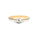 White Sapphire Panchdhatu Ring R25