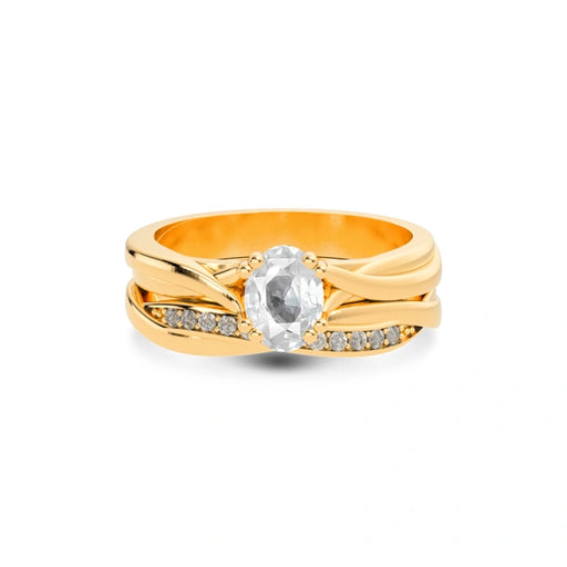 White Sapphire Panchdhatu Ring R27