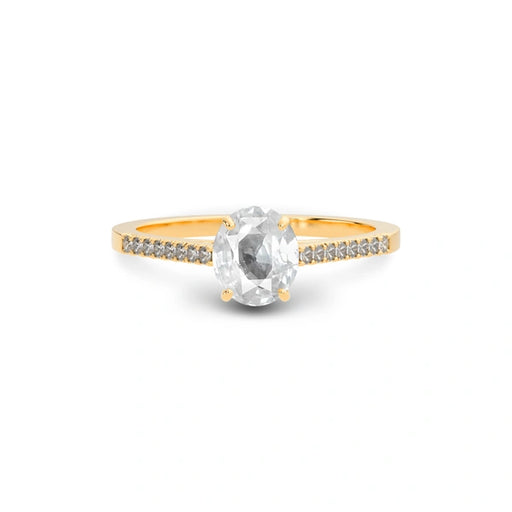 White Sapphire Panchdhatu Ring R28