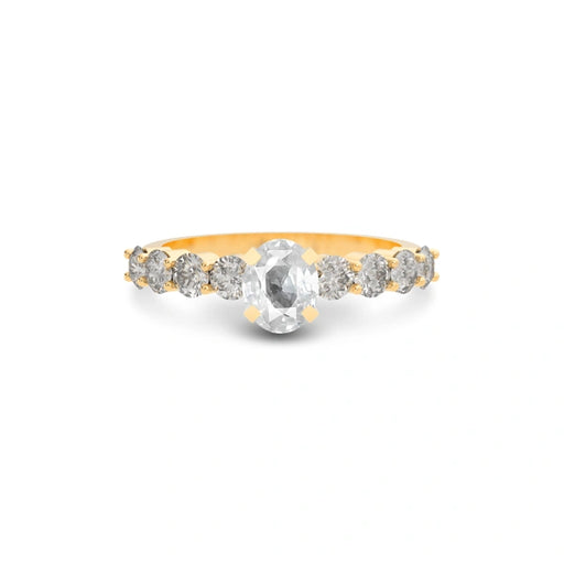 White Sapphire Panchdhatu Ring R29