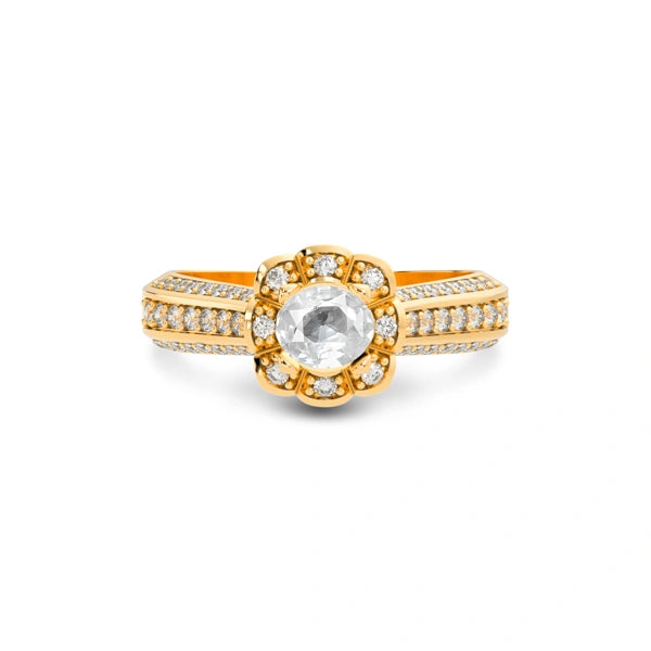 White Sapphire Panchdhatu Ring R30