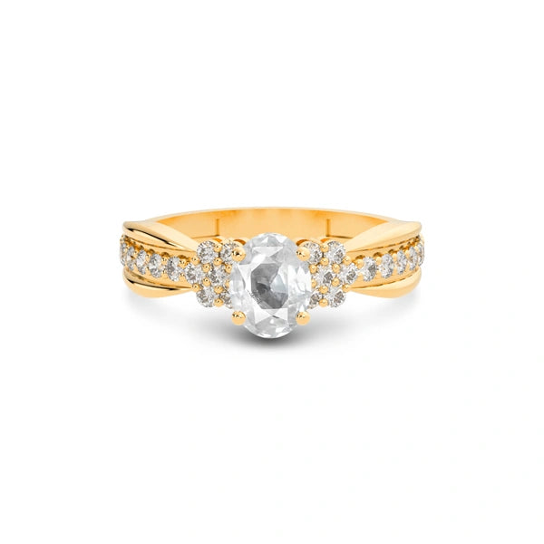 White Sapphire Panchdhatu Ring R31