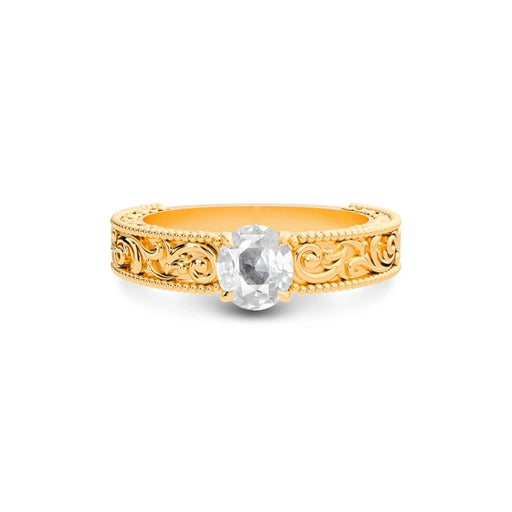 White Sapphire Panchdhatu Ring R33