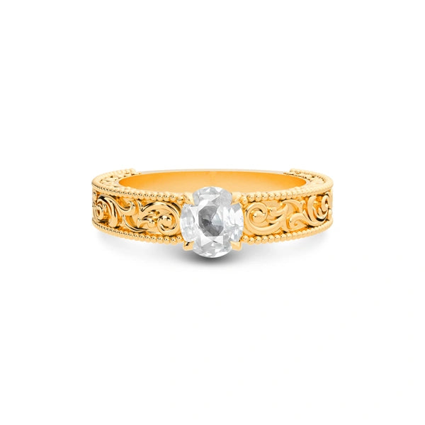 White Sapphire Panchdhatu Ring R33