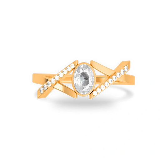 White Sapphire Panchdhatu Ring R36
