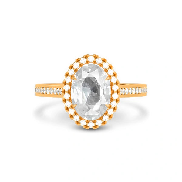 White Sapphire Panchdhatu Ring R40