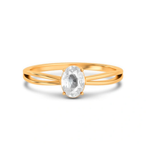 White Sapphire Panchdhatu Ring R43
