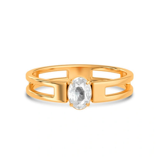 White Sapphire Panchdhatu Ring R45