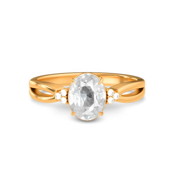White Sapphire Panchdhatu Ring R46