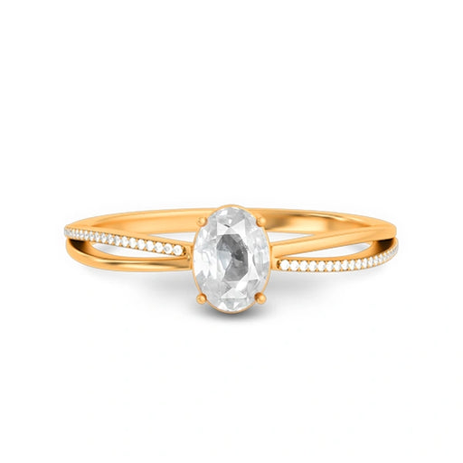 White Sapphire Panchdhatu Ring R47