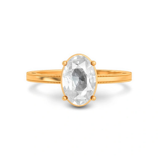 White Sapphire Panchdhatu Ring R48