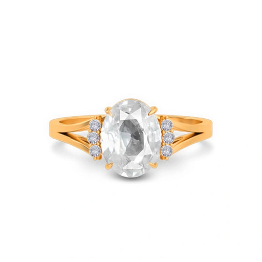 White Sapphire Panchdhatu Ring R52