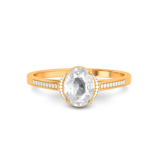 White Sapphire Panchdhatu Ring R53