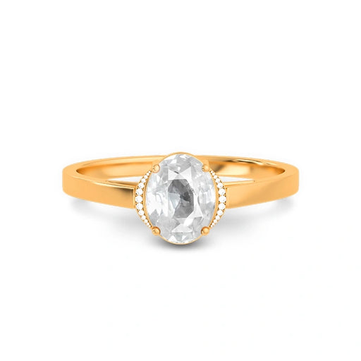 White Sapphire Panchdhatu Ring R54
