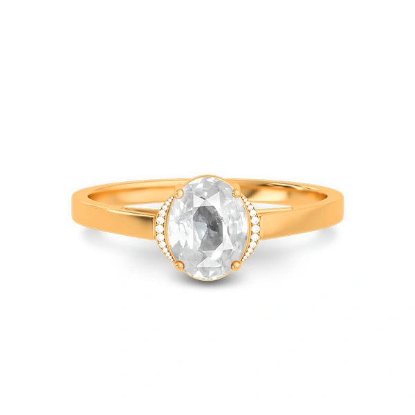 White Sapphire Panchdhatu Ring R54