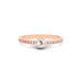 White Sapphire Rose Gold Ring R4