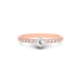 White Sapphire Rose Gold Ring R20