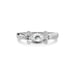 White Sapphire Sterling Silver Ring R12