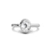White Sapphire Sterling Silver Ring R14