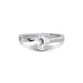 White Sapphire Sterling Silver Ring R16