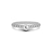 White Sapphire Sterling Silver Ring R20